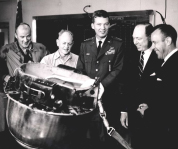Photograph of the capsule from Discoverer 13.
